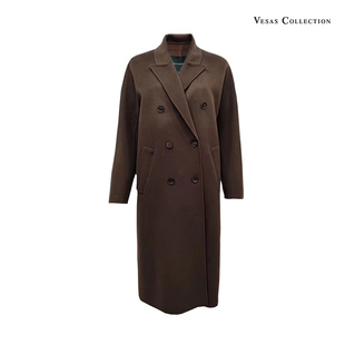 大宽松后背扣大大衣外套 意式 唯尚女装 女士大衣艺术腔调
