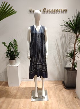 vesas collection唯尚女装休闲连衣裙 法式设计感裙子夏款连衣裙