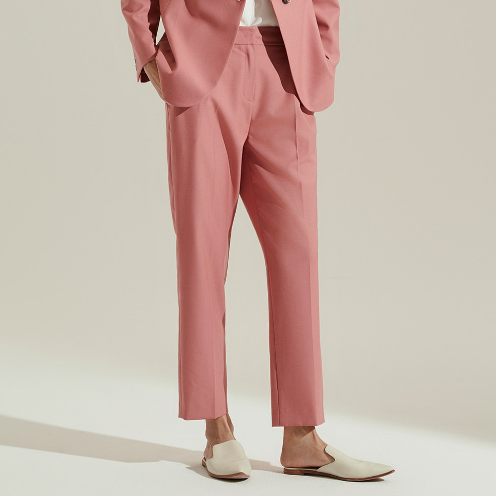 vesas collection唯尚女装专柜正品裤子松弛感春夏粉色高腰休闲裤,女装/女士精品,西装裤/正装裤,淘宝优惠券,粉丝福利购,淘宝优惠卷