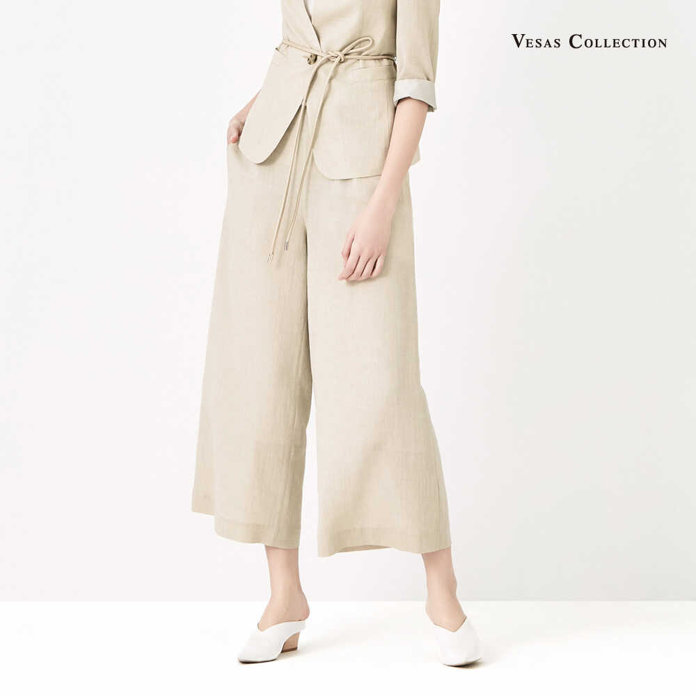 唯尚休闲中九分阔腿裤