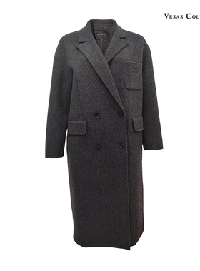 唯尚女装 挚爱BC 轻盈感初冬大衣长袖长款大衣休闲宽松中长款外套