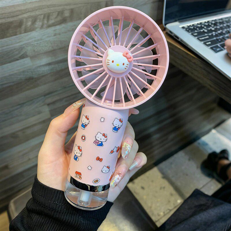 手持静音喷雾制冷风扇USB充电