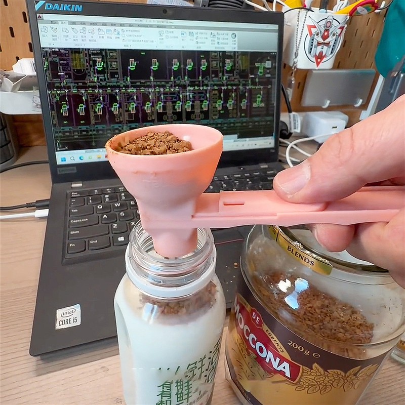 食品级滑动分离咖啡奶粉漏勺