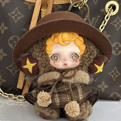 泡泡玛特SP栗子娃衣搪胶毛绒公仔娃衣服漫旅调冬日乐章洛丽塔裙子