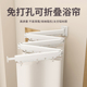 可折叠浴帘免打孔浴室洗澡隔断化妆室干 干湿分离高档淋浴防水布