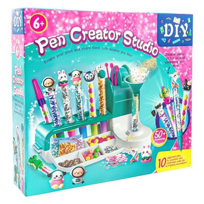 出口pen creator studio魔法流沙笔儿童diy手工制作套装STEM玩具