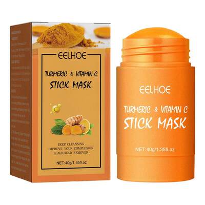 Turmeric Clay Mask Stick Blackhead Removal Cleansing Healing