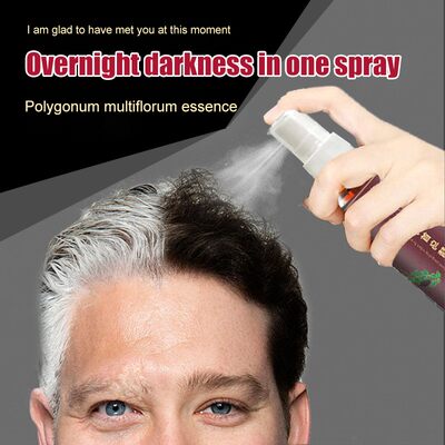 100ml Liquid Herbal Cure White Hair Treatment Spray Hair Gro