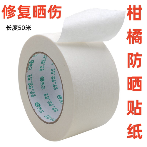 柑橘防晒贴纸水果防晒贴