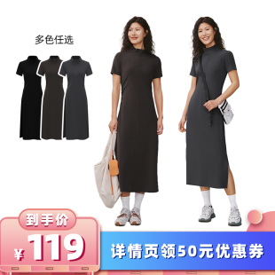 连衣裙25夏新款 所有女生 衣橱直播间 本来BENLAI女士立领修身