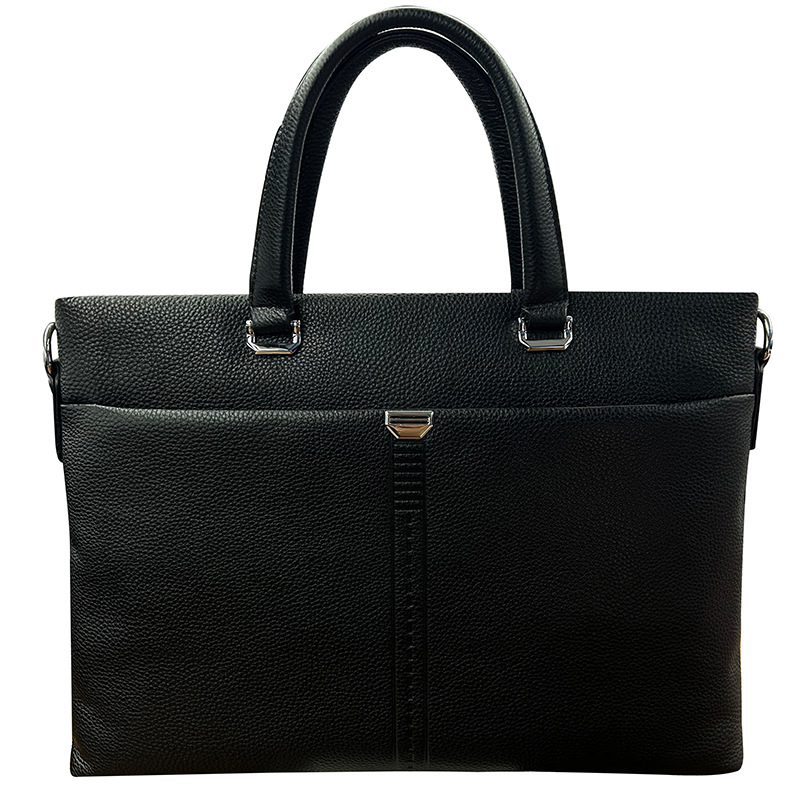 日本品质公文包男士商务时尚休闲真皮电脑包出差通勤防水大容量手