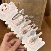 甜酷ins风金属发夹女前额侧边刘海碎发夹子发卡2025新款 头饰夏季