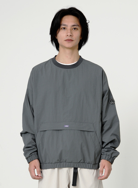 rodless 22AW宽松落肩机能长袖口袋徽章风衣休闲百搭秋季外套