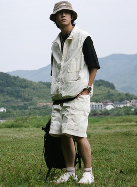 rodless 2022S/S T-SHORTS 口袋短裤百搭国潮宽松休闲流行cityboy