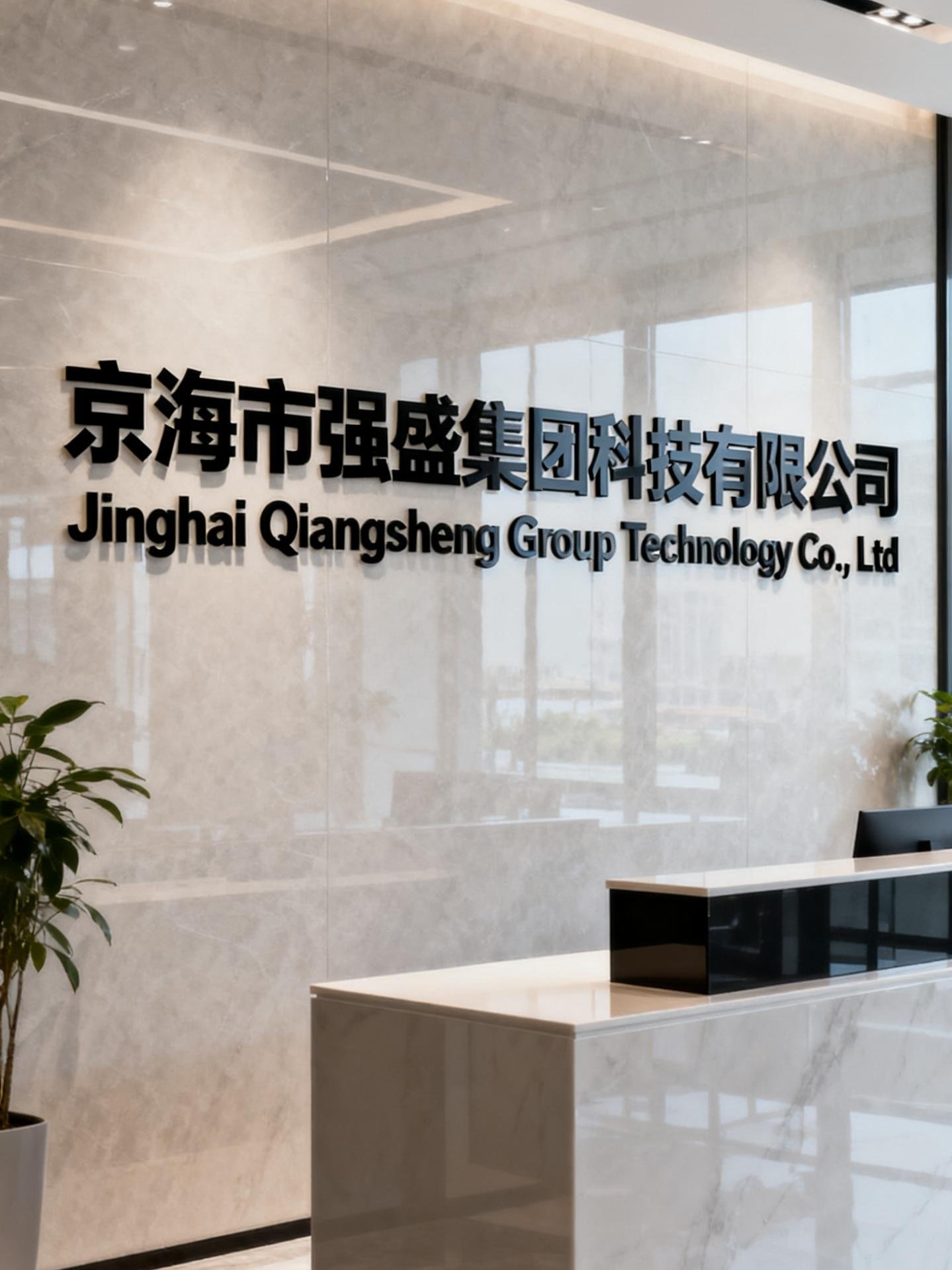 前台背景墙公司展厅展馆企业文化墙定制标识办公室墙面装饰工装