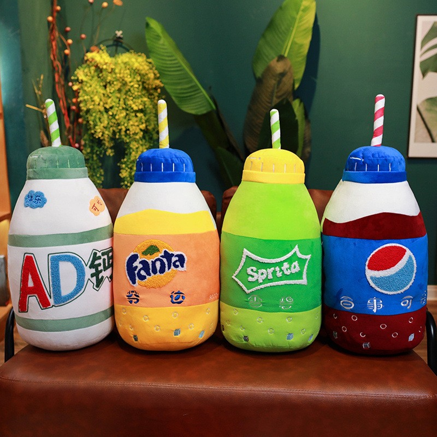 福瑞兽装配件道具快乐水抱枕大号