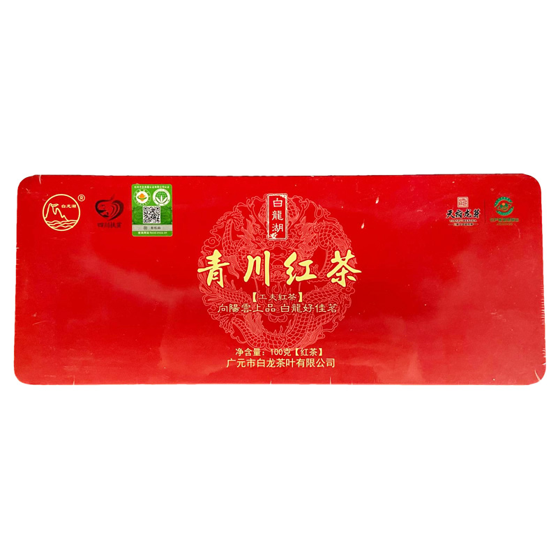 青川縣白龍湖紅茶有機(jī)禮盒裝100g