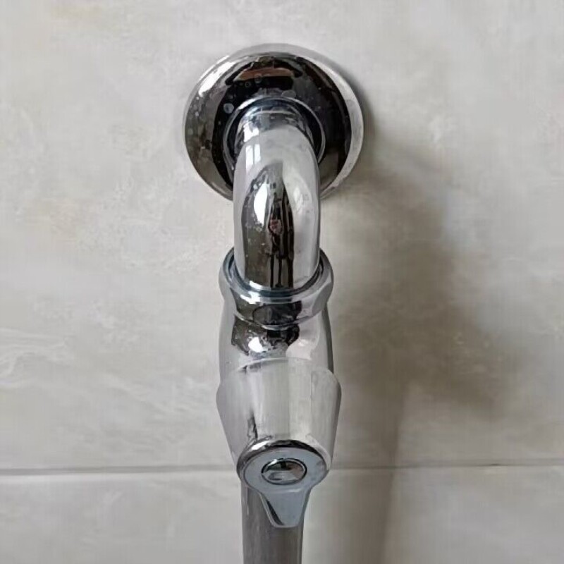 6分1寸铜大便弯头接头 厕所冲水阀配件 蹲便器手按式脚踏阀冲洗.