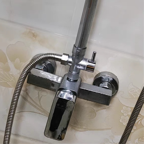 一个入口淋浴接头4点6点转换器开关淋浴配件配水器两出三通阀全.