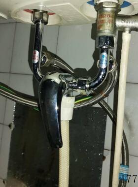 水龙头龙头淋浴型阀储水式配件混合U全铜体冷热水水阀家用通用