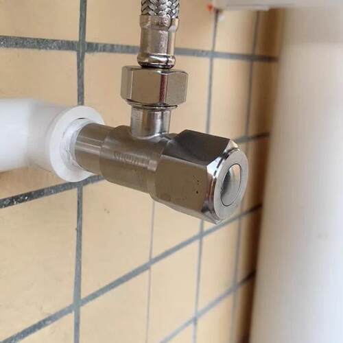 不锈钢三角阀热水器水阀一进二出三通家用止水阀止分阀门冷热.