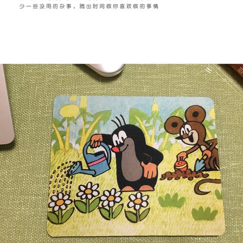 小鼹鼠卡通鼠标垫超大键盘桌垫