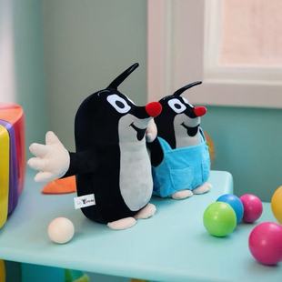 Little Mole小鼹鼠超柔云感玩偶 背带裤红帽子团子安抚公仔礼物