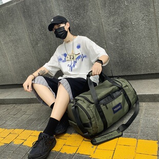 干湿分离运动健身背包男女款短途旅游包大容量手提出差行李收纳袋