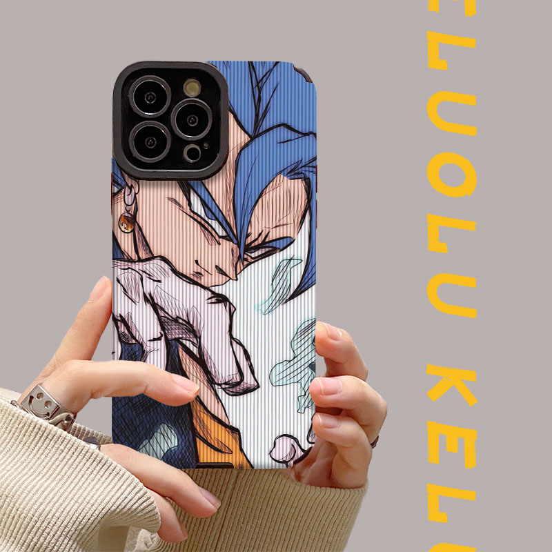 日漫卡通七龙珠赛亚人苹果手机壳