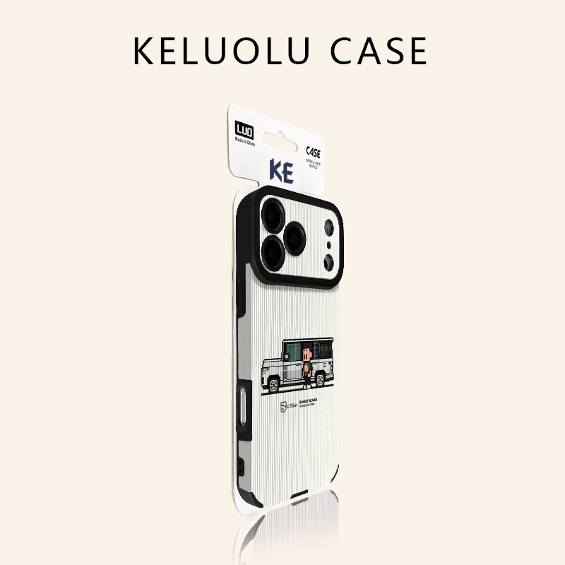 MFT马赛克风卡通苹果手机壳硅胶