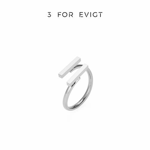 3forevigt女士欧美简约戒指