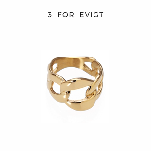3 for evigt余波系列余波戒指莫比乌斯环简约风新款女式