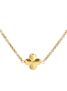 3forevigt四叶草项链清新灵动