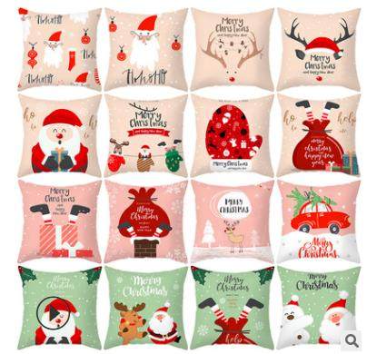 Christmas decoration cover 45*45 Pillowcase sofa cushions图片