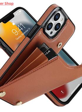 Luxury Wallet Phone Case for iPhone 15 14 13 11 Pro Max 8 Plus Organ Card Slot Holder Leather Cover