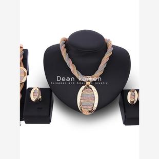 Necklace brides women 4piecesAfrican 非洲新娘金属项炼Earring