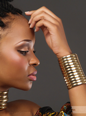 夸张女手镯手环 african ndebele bracelet women jewelry