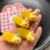 發(fā)夾黃色小雞可愛甜美