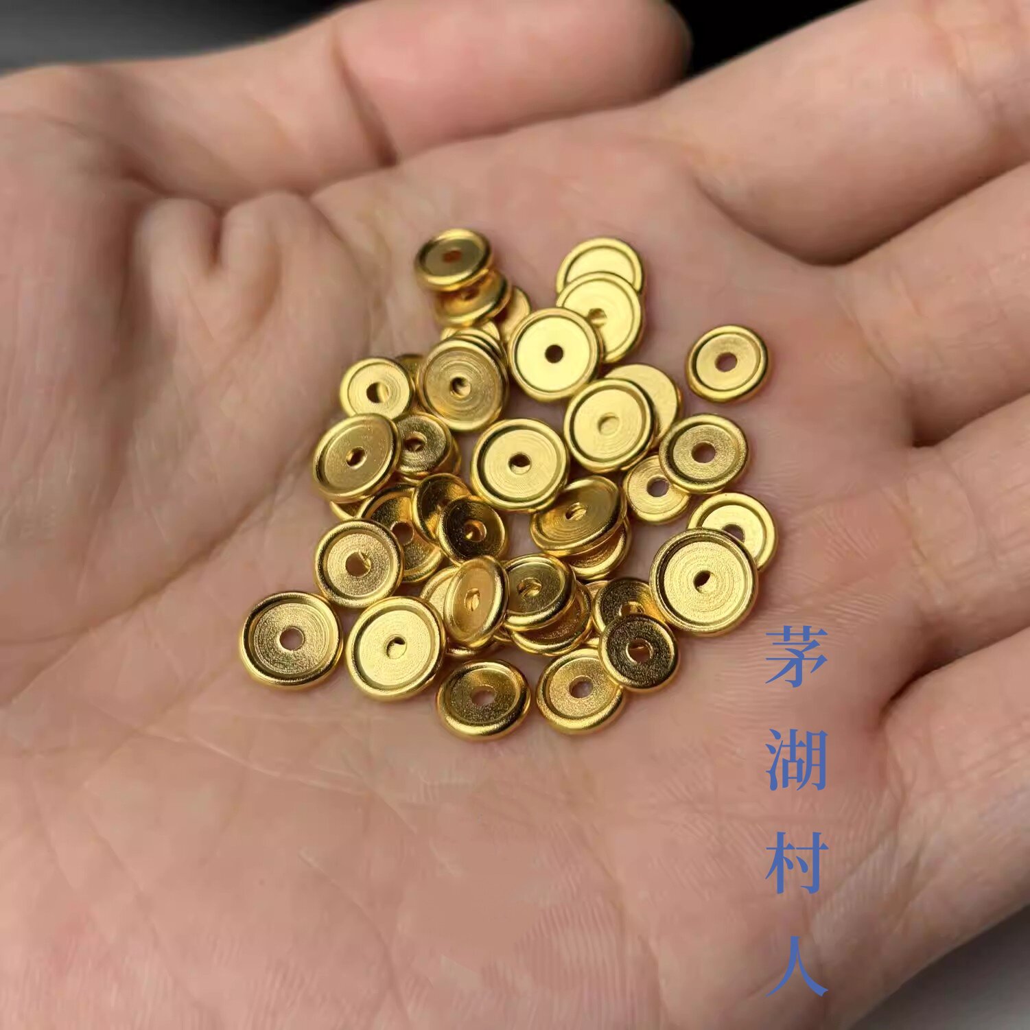 镀金工艺凹槽车轮铁核橄榄核隔片