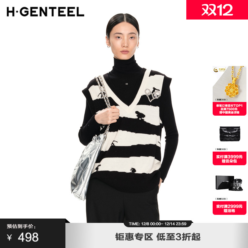 2023年条纹针织衫荷高