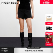 H·GENTEEL荷高年新款 GUE31400621 饰袋盖两侧插袋A字短裤 秋装 装