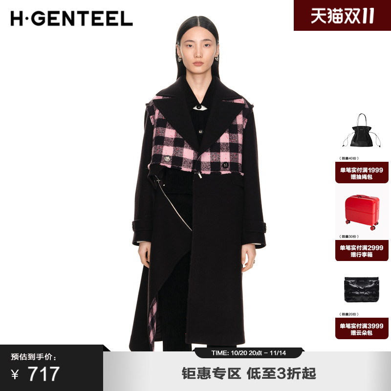 版型利落 双排叠门 保暖性好