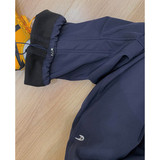 藏青色美式加绒工装裤女秋冬2026新款辣妹酷飒风阔腿加厚运动长裤，女装休闲裤，搜酷衣阁