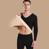 男款-黑色【AB面德绒套装】