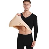 AB面德绒保暖内衣套装女加绒加厚男士无痕修身秋衣秋裤情侣打底衫，女装职业装，搜酷衣阁