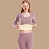 女款-紫色【AB面德绒套装】