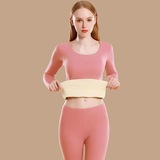 女款-粉色【AB面德绒套装】