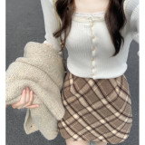 新卡其【短裙】