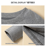 K2205斜领一字肩两穿打底衫内搭纯欲长袖t恤女秋冬季宽松显瘦上衣，保暖内衣，搜酷衣阁