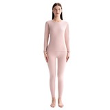 冬季新款香蒲绒羊毛保暖内衣女士套装亲肤发热内搭打底衣秋衣秋裤，保暖内衣，搜酷衣阁